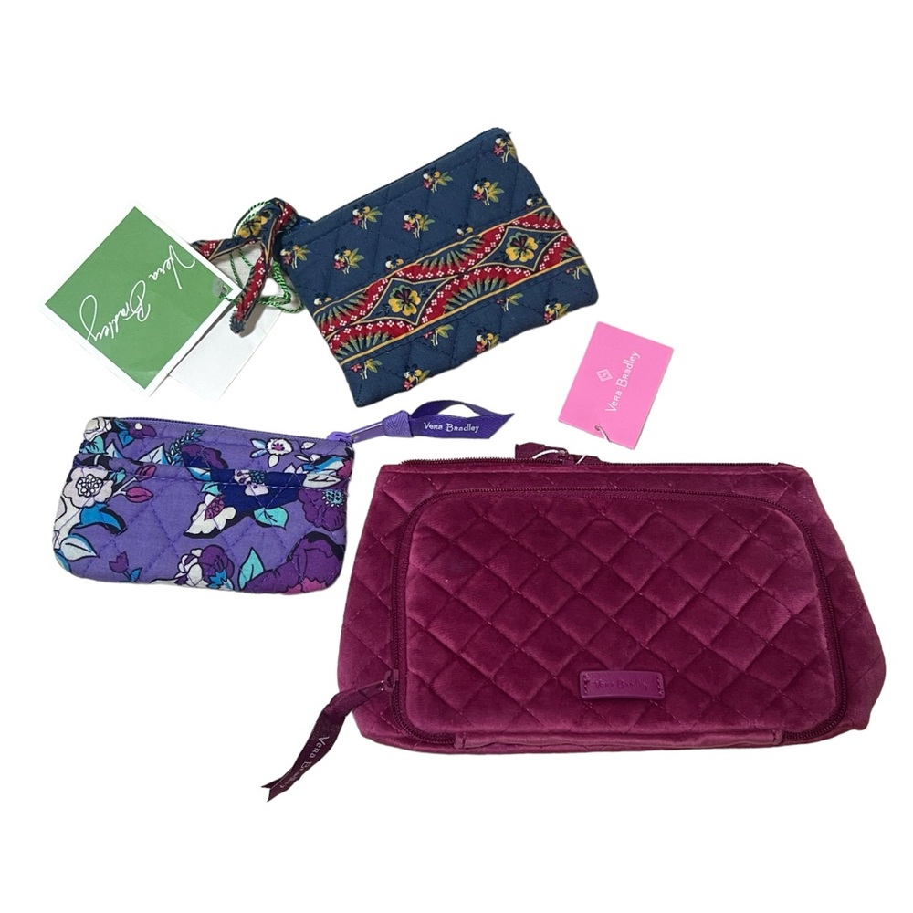 Vera Bradley Coin Purse Make Up Cosmetics Bag